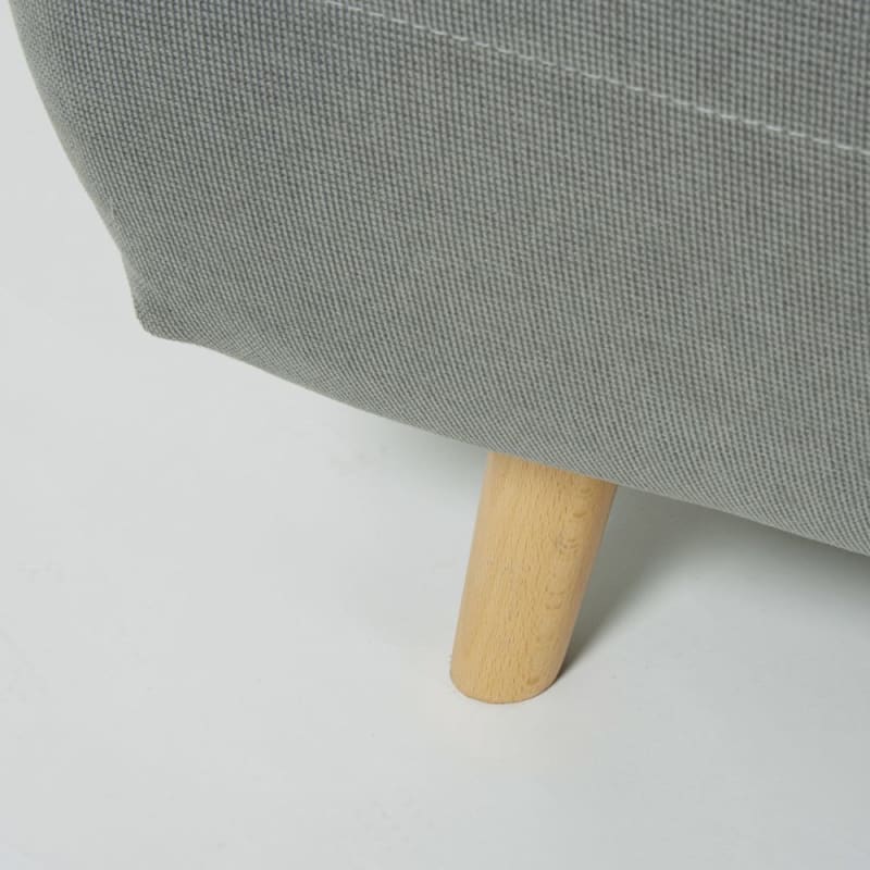 Canapé clic-clac 2 places gris clair - miniature 8