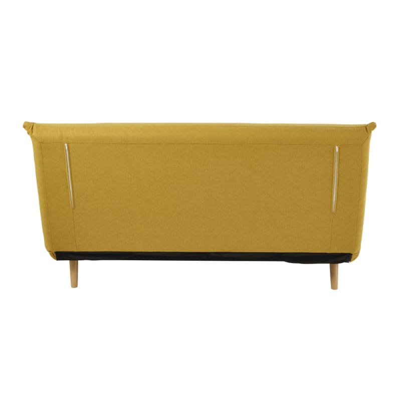 Canapé clic-clac 2 places jaune moutarde - miniature 8