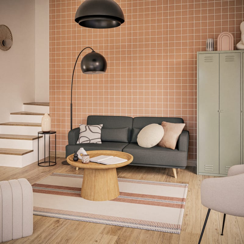 Canapé clic-clac 4 places gris - miniature 9