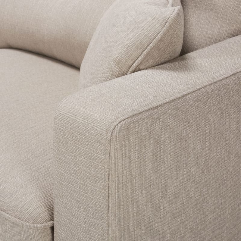 Canapé style scandinave 3 places beige aspect chiné - miniature 3