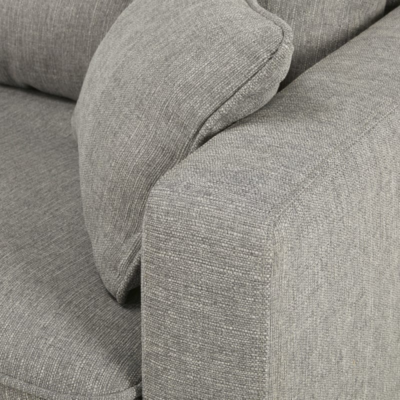 Canapé style scandinave 3 places gris clair - miniature 4