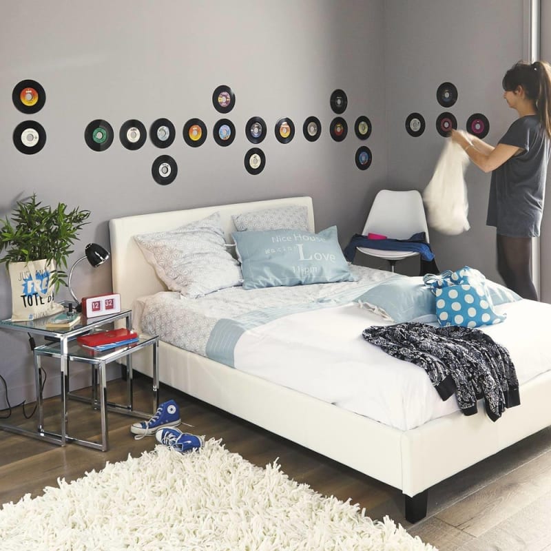 Chaise de bureau à roulettes blanche - miniature 4