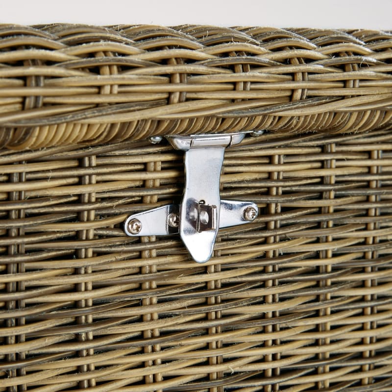 Coffre de jardin en résine tressée - miniature 4