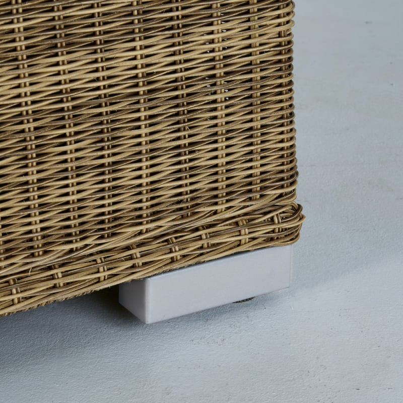 Coffre de jardin en résine tressée - miniature 6