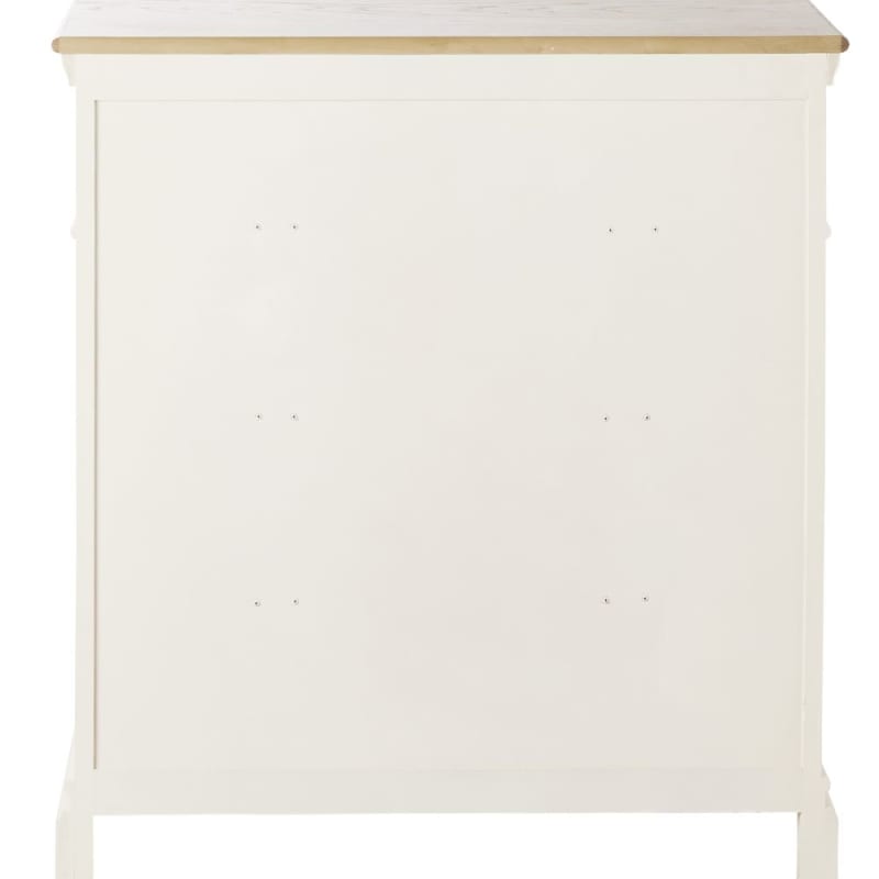 Commode haute 5 tiroirs crème L86 - miniature 2