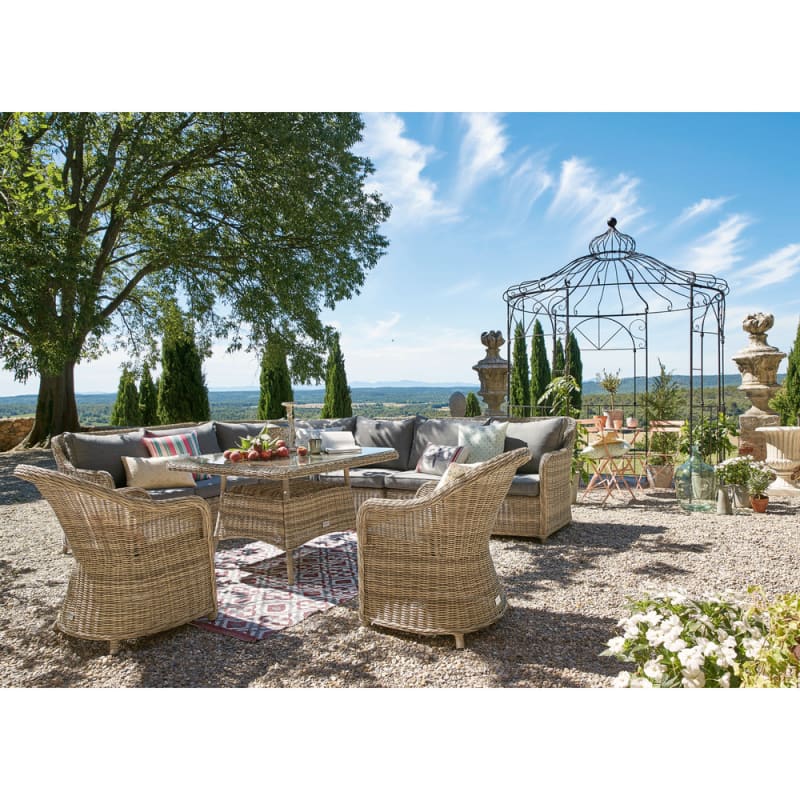 Coupe de jardin en magnésie blanche H 71 cm EYGUIERES - miniature 9