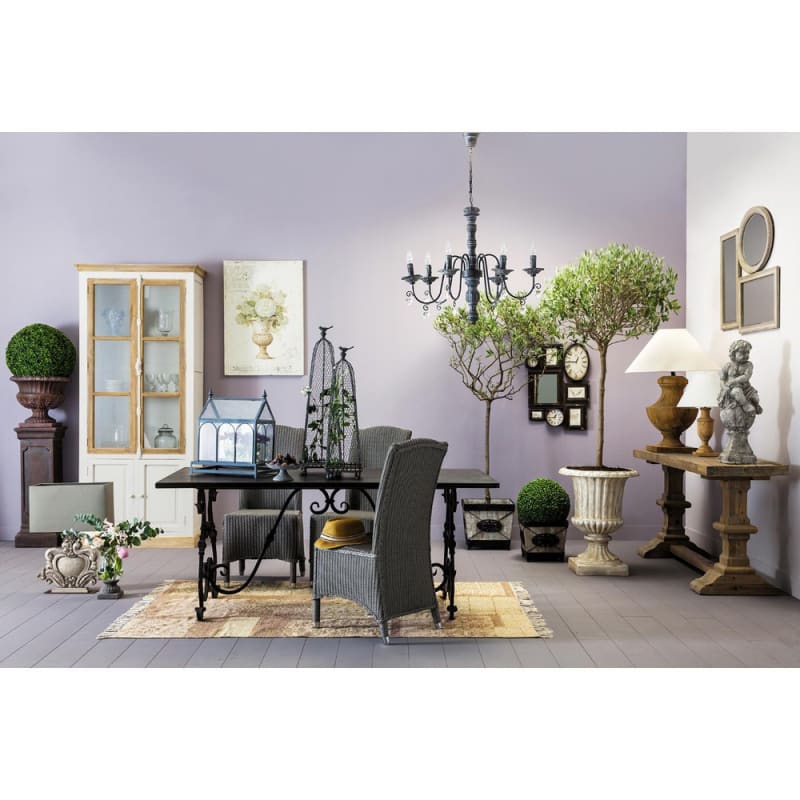 Coupe de jardin en magnésie blanche H 71 cm EYGUIERES - miniature 15