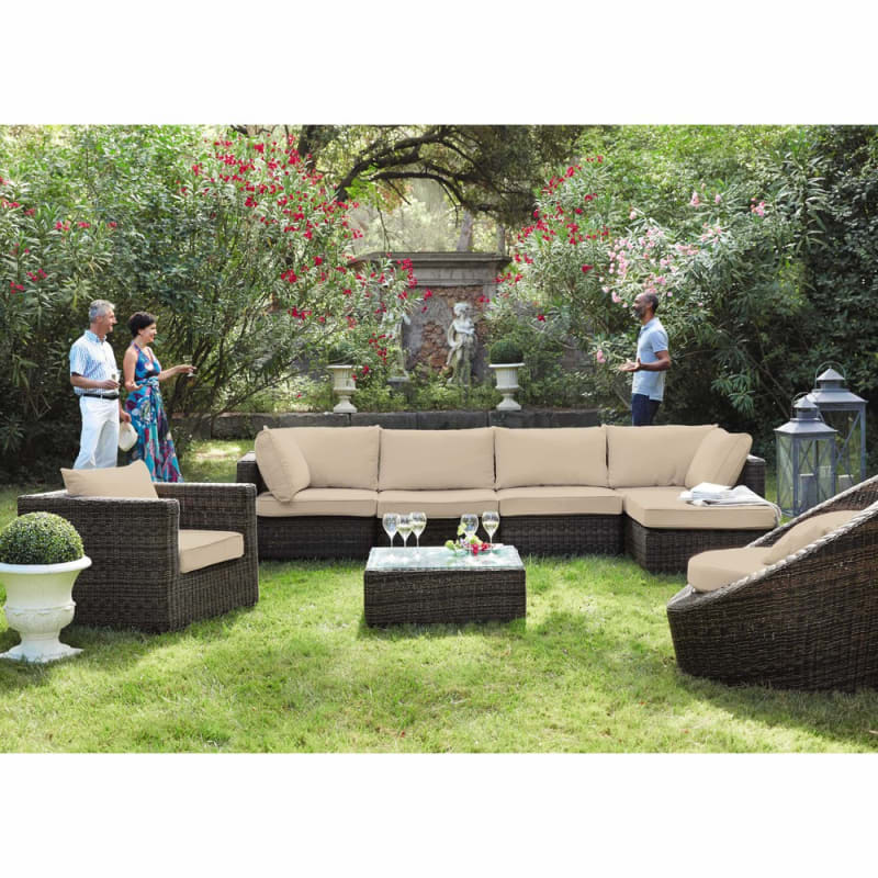 Coupe de jardin en magnésie blanche H 71 cm EYGUIERES - miniature 16