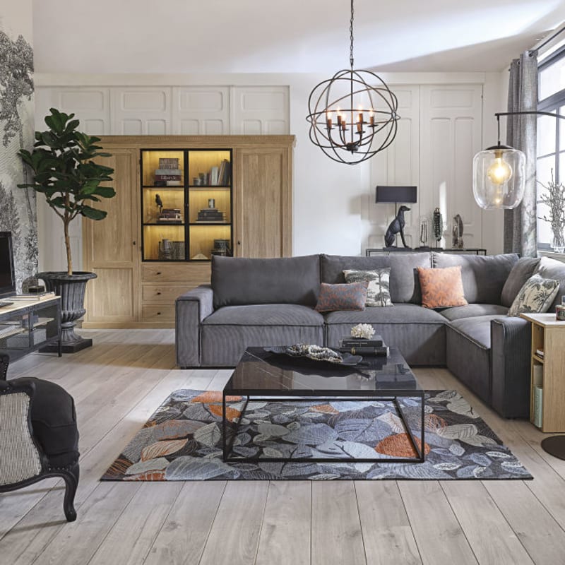 Coupe de jardin en résine gris anthracite H 71 cm EYGUIERES - miniature 3