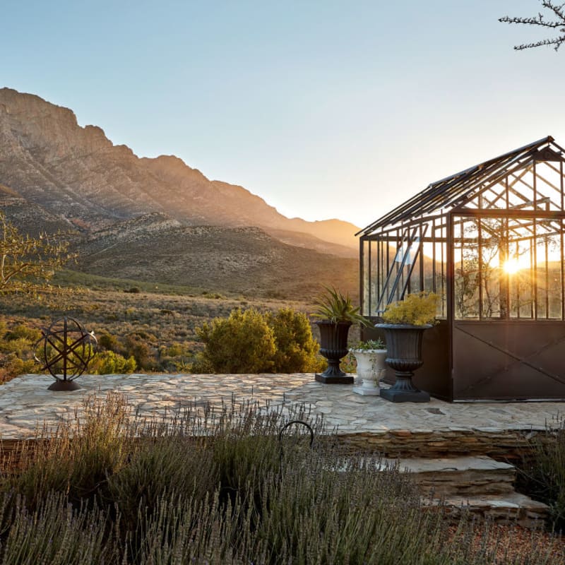 Coupe de jardin en résine gris anthracite H 71 cm EYGUIERES - miniature 8