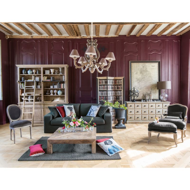 Coupe de jardin en résine gris anthracite H 71 cm EYGUIERES - miniature 10