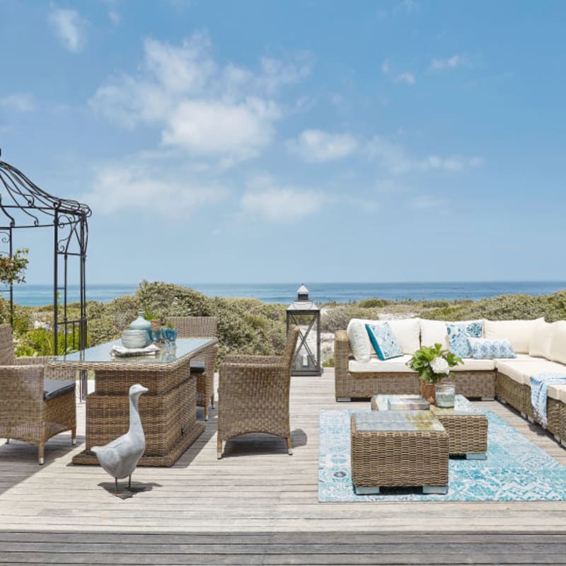 Coupe de jardin en résine gris anthracite H 71 cm EYGUIERES - miniature 9