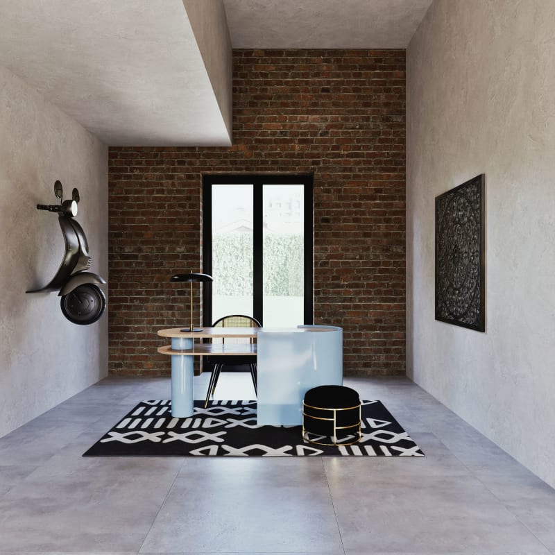 Déco murale lumineuse scooter en métal noir 53x123 - miniature 6