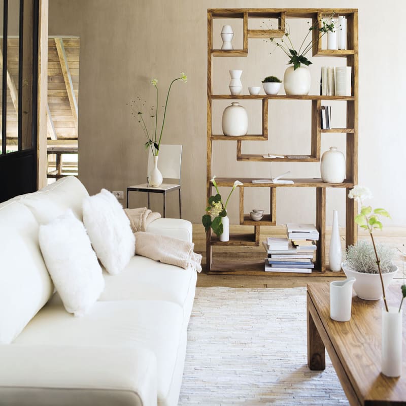 Étagère déstructurée en sheesham massif L110 - miniature 8