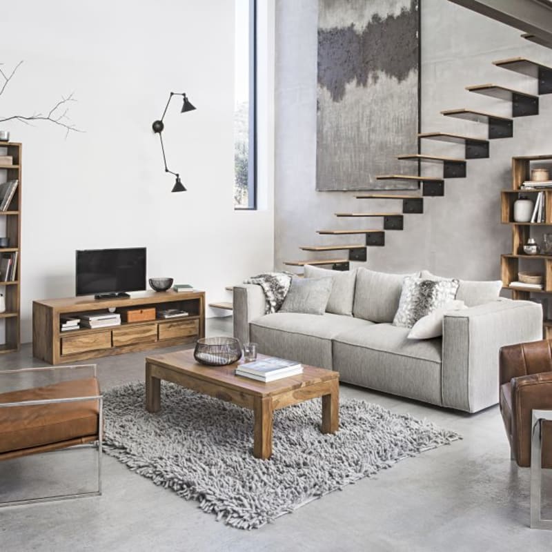 Étagère déstructurée en sheesham massif L110 - miniature 5