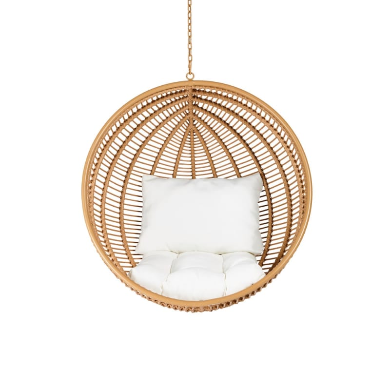 Fauteuil suspendu extérieur en résine tressée (pied vendu séparément) - miniature 3