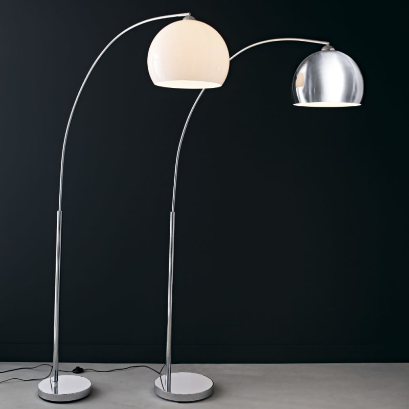 Lampadaire en métal chromé H200 cm SPHERE - miniature 8