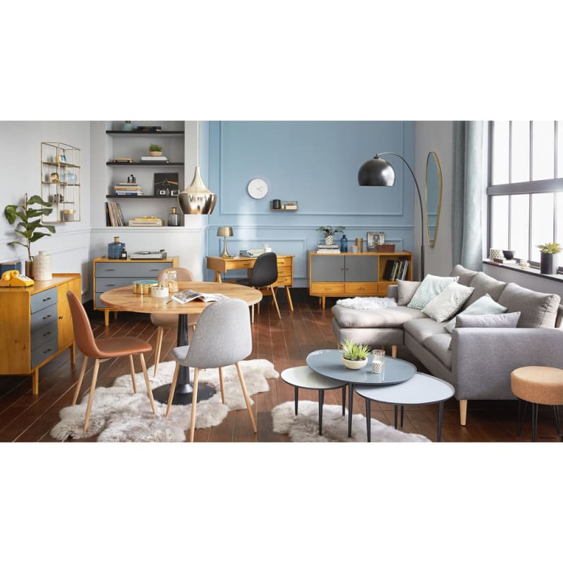 Lampadaire en métal noir H195 cm BLACK SPHERE - miniature 16