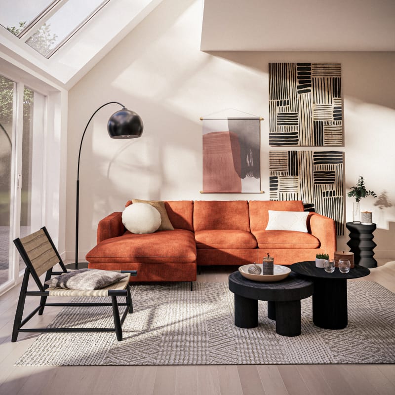 Lampadaire en métal noir H195 cm BLACK SPHERE - miniature 13