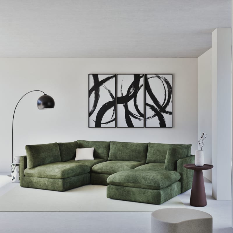 Lampadaire en métal noir H195 cm BLACK SPHERE - miniature 5