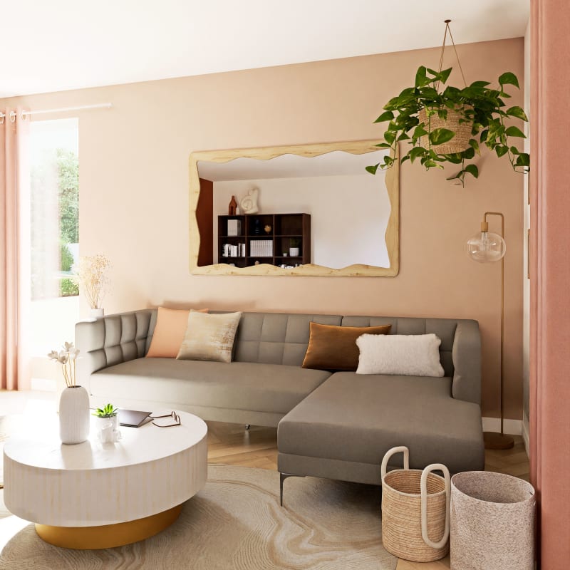 Lampadaire globe en verre et métal doré H155 - miniature 10