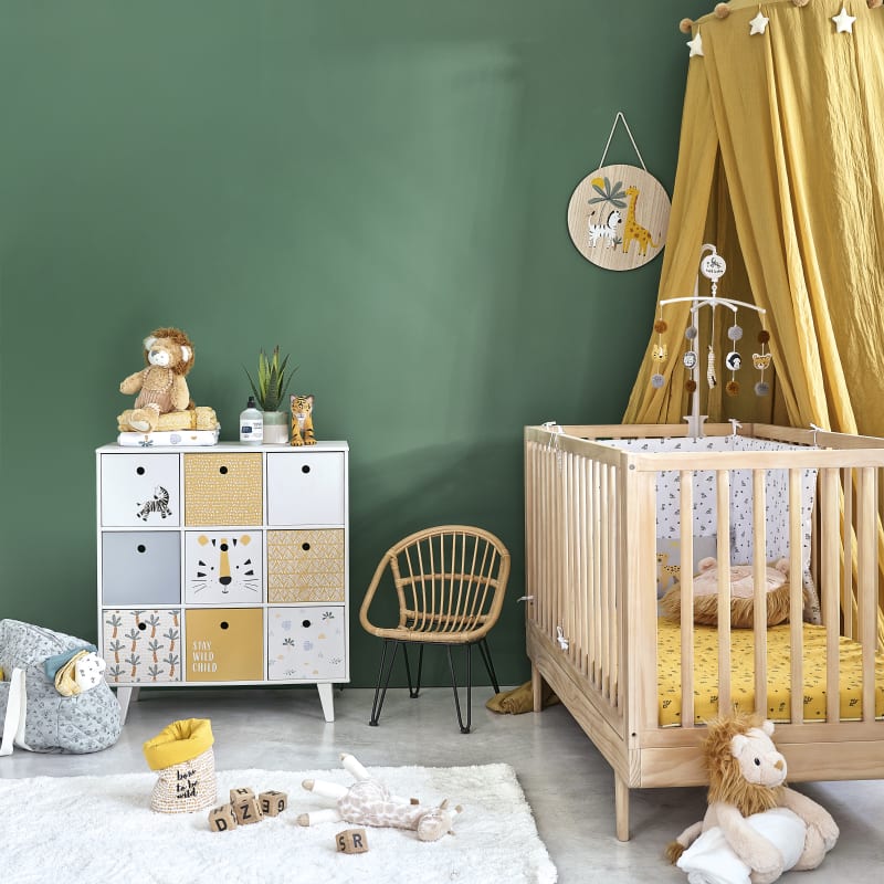 Lit bébé évolutif en pin 70x140 cm L145 - miniature 8