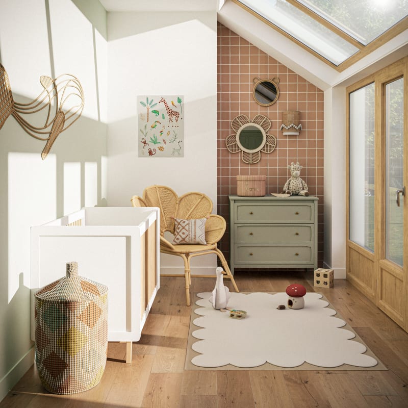 Lit bébé vintage à barreaux - miniature 9