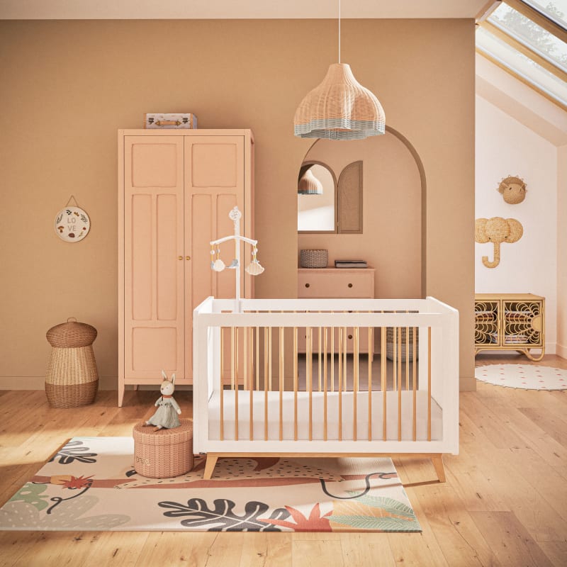 Lit bébé vintage à barreaux - miniature 8