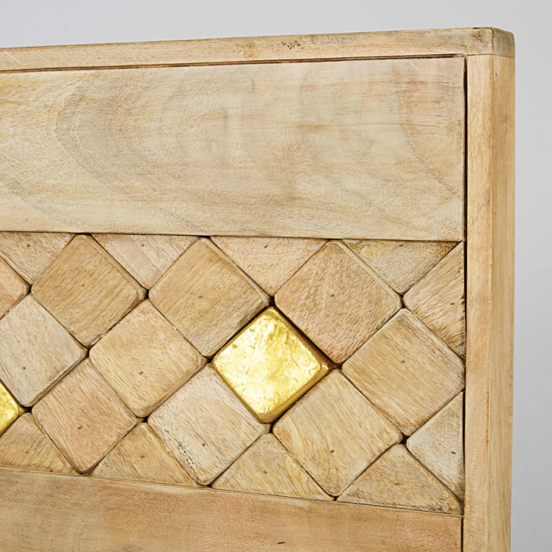 Lit en bois de manguier 160x200 - miniature 3