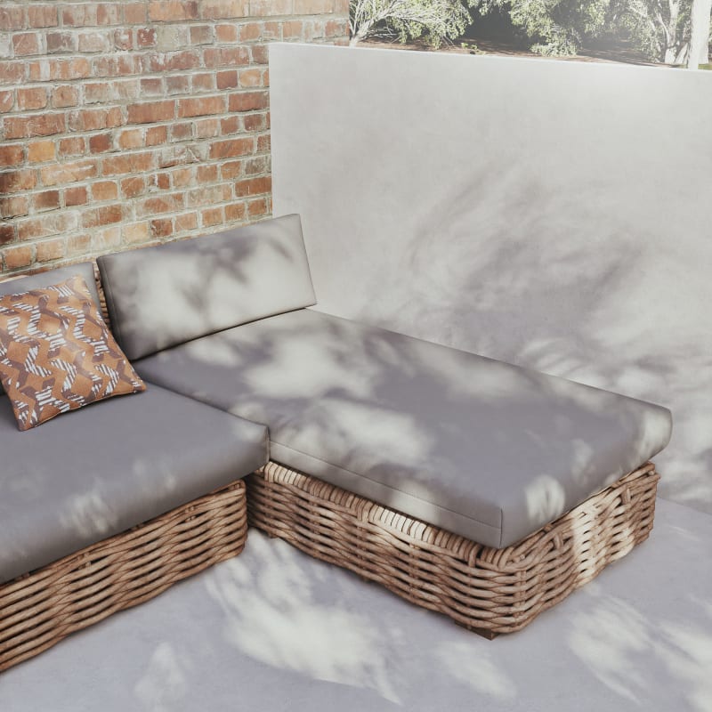 Méridienne en rotin - miniature 3