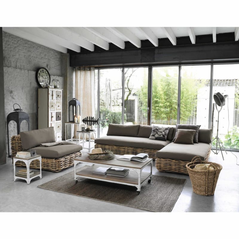 Méridienne en rotin - miniature 7