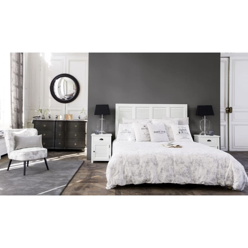 Meuble double vasque en manguier noir et pierre - miniature 9