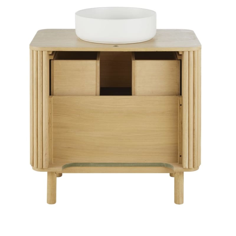 Meuble vasque de salle de bains 2 tiroirs - miniature 4