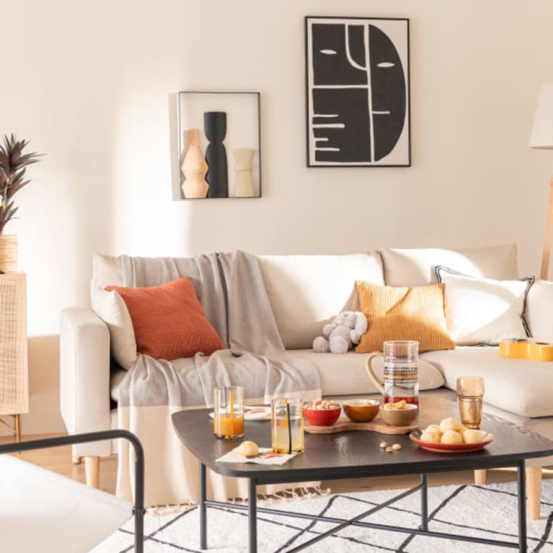 Pied de lampadaire en hévéa clair H132 - miniature 3