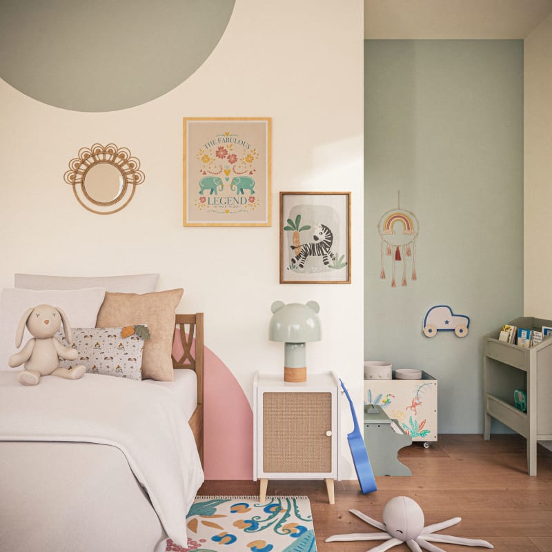 Range-livres enfant vert clair - miniature 6