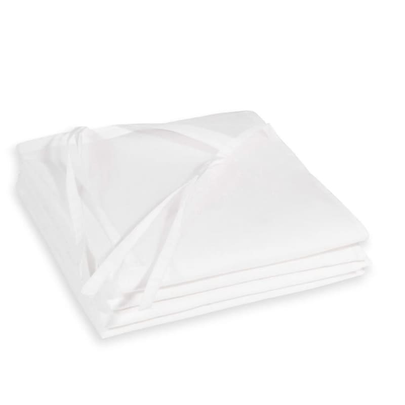 Rideau à nouettes en coton blanc brodé à l'unité 110x250 - miniature 3