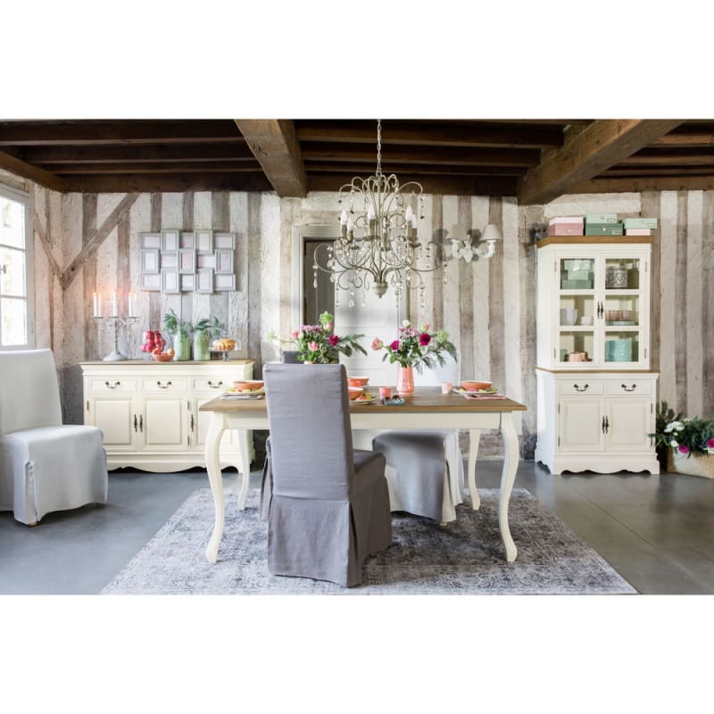 Table à manger 6/8 personnes crème L160 - miniature 5