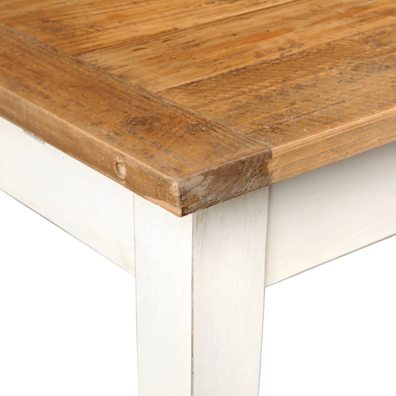 Table à manger extensible en peuplier massif 8/10 personnes L160 - miniature 5