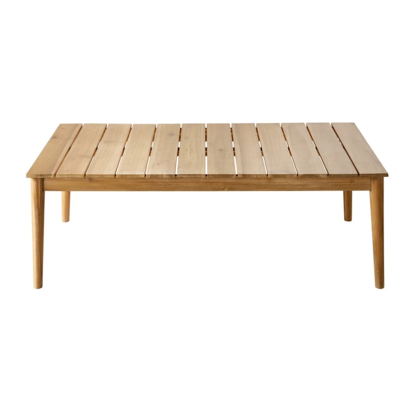Table basse de jardin en acacia massif L120