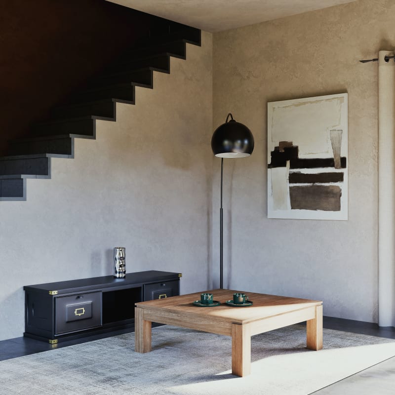 Table basse en sheesham massif L100 - miniature 2