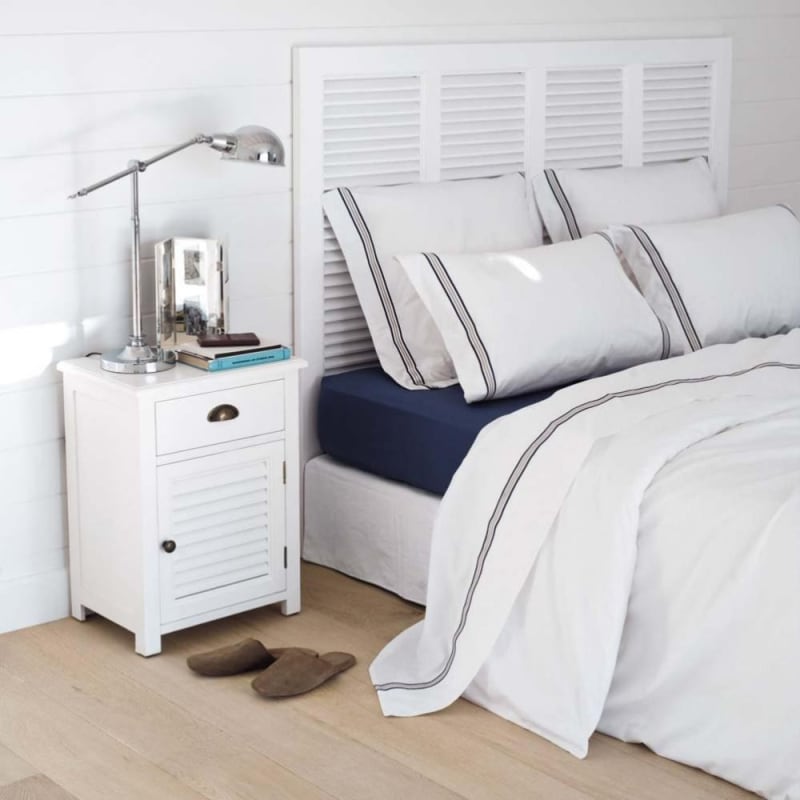 Table de chevet 1 tiroir blanche - miniature 4