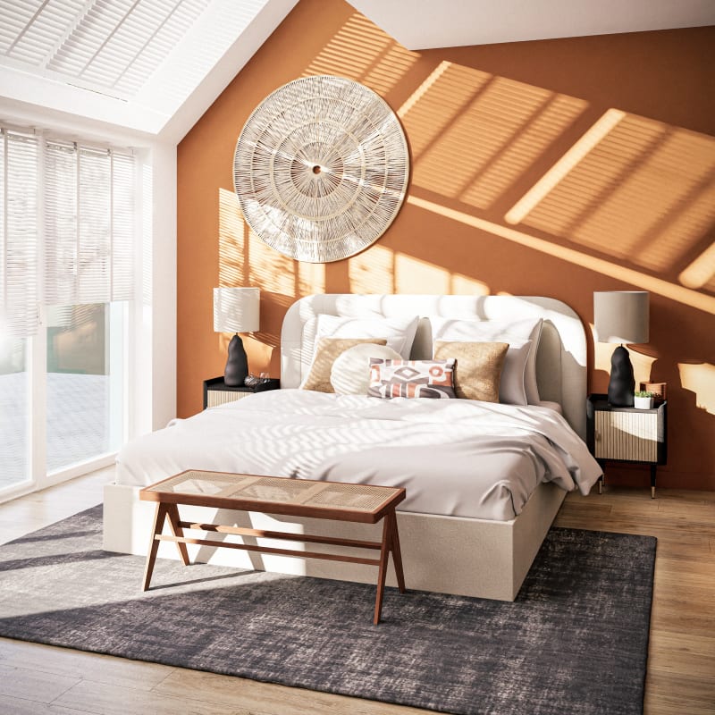 Tapis vintage tissé jacquard noir 200x290 - miniature 9