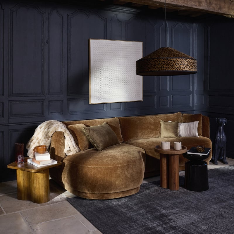 Tapis vintage tissé jacquard noir 200x290 - miniature 4