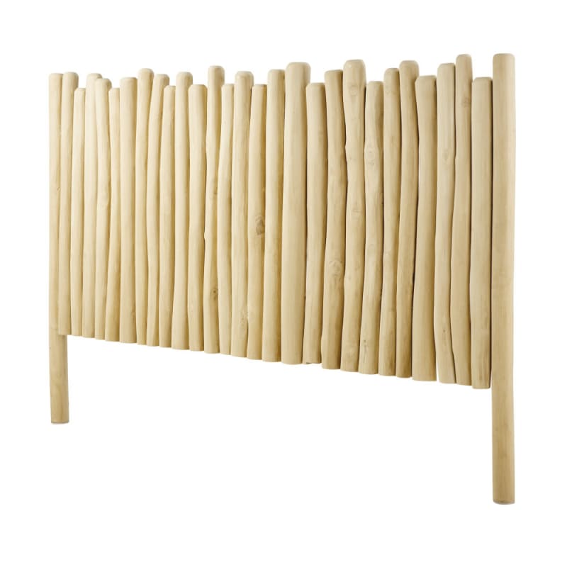 Tête de lit en branches de teck blanchies pour couchage 160 - miniature 2