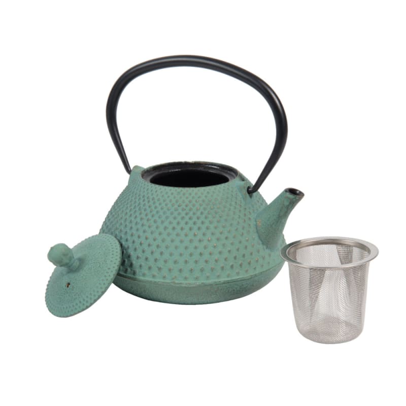 Théière en fonte bleue - miniature 2