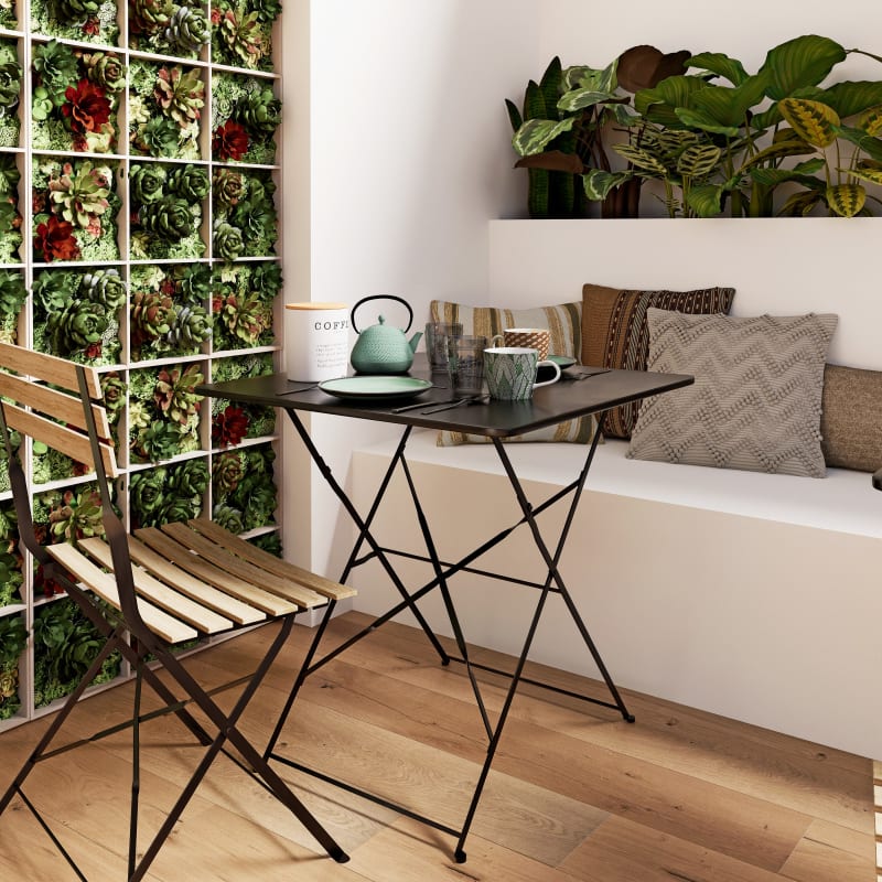 Théière en fonte bleue - miniature 4