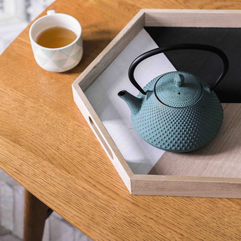 Théière en fonte bleue - miniature 8