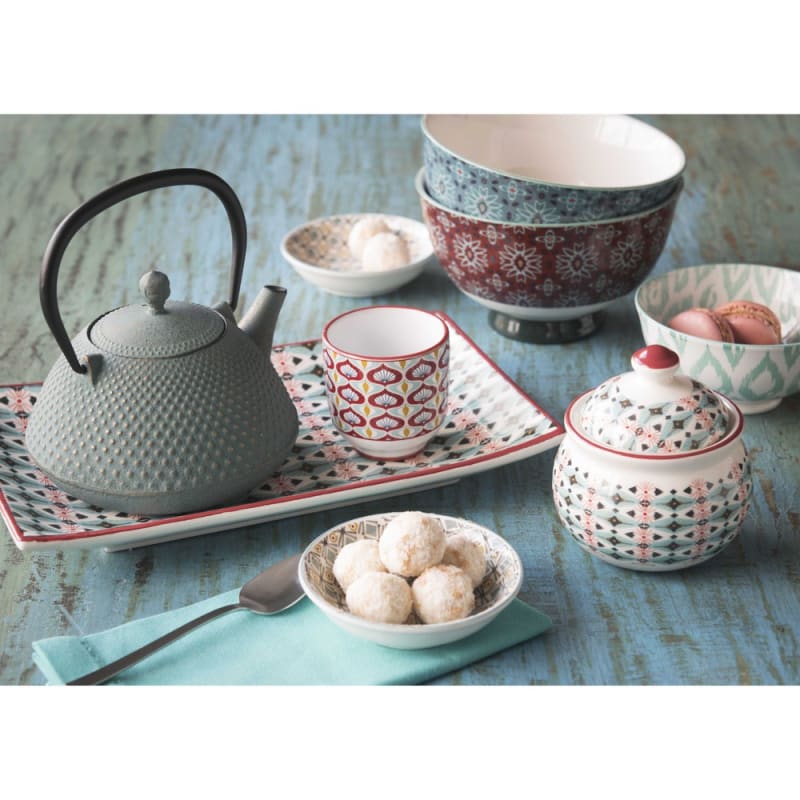 Théière en fonte bleue - miniature 5