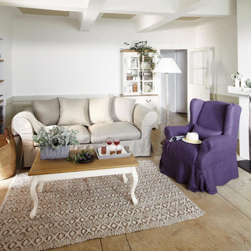 Vaisselier 2 portes crème L85 - miniature 11