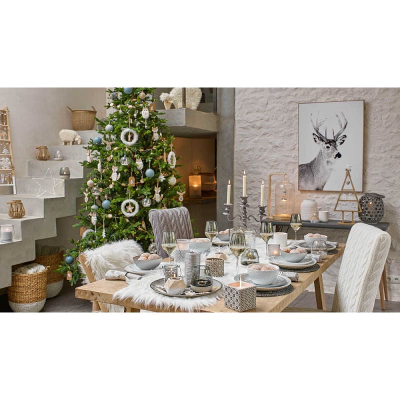 Verre à vin en verre effet chromé - miniature 6